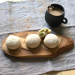 もちもちえだ豆チーズパン♡